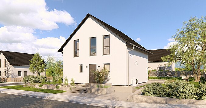 Aktionshaus Pure Home 1 von allkauf. Vorderansicht bei Tag