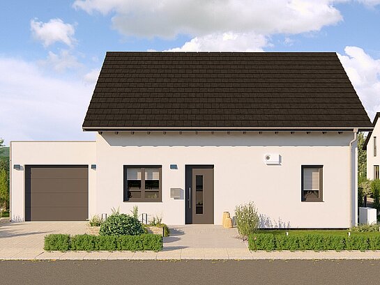 Aktionshaus Pure Home 6 von allkauf. Frontansicht bei Tag