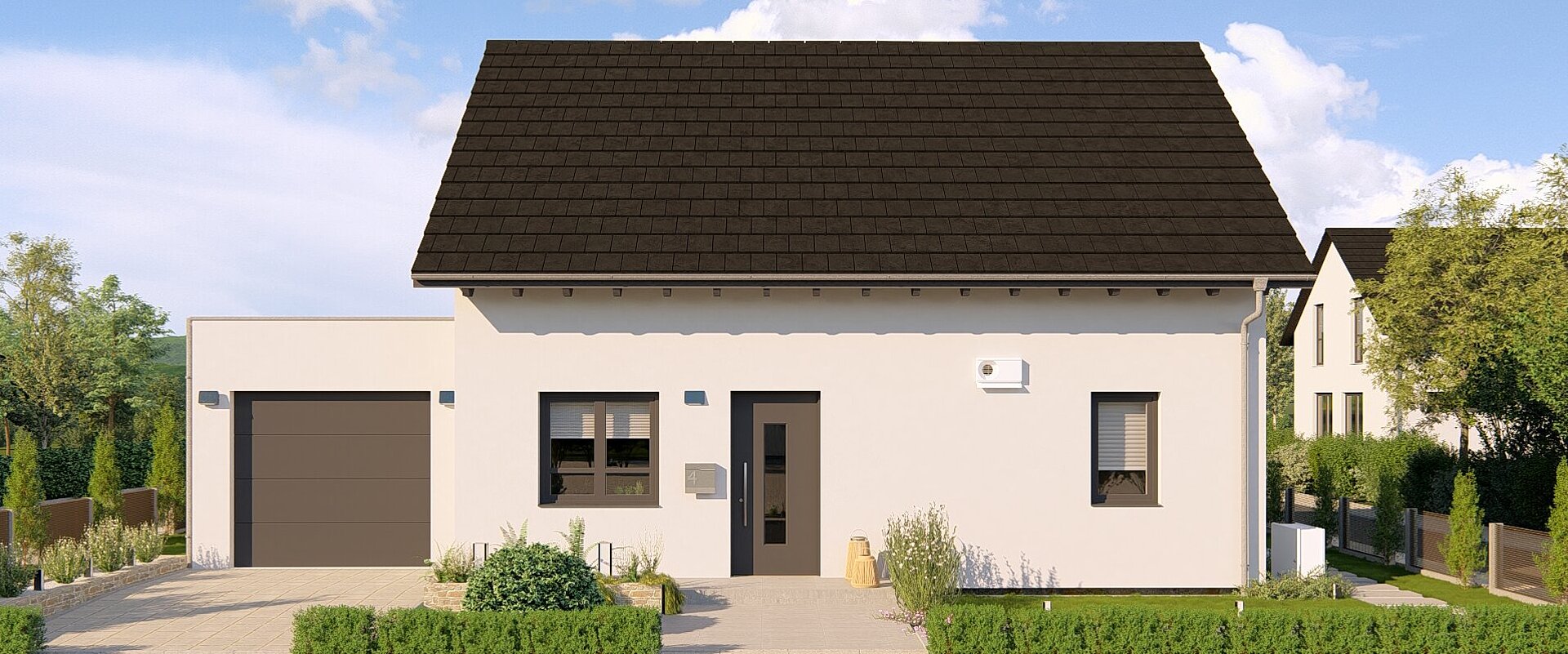 Aktionshaus Pure Home 6 von allkauf. Frontansicht bei Tag