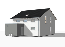 Bauteil Technikanbaustein mit Flachdach von allkauf