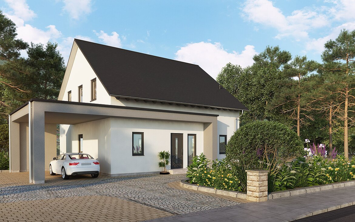 Aktionshaus Move 5 von allkauf. Vorderansicht bei Tag.