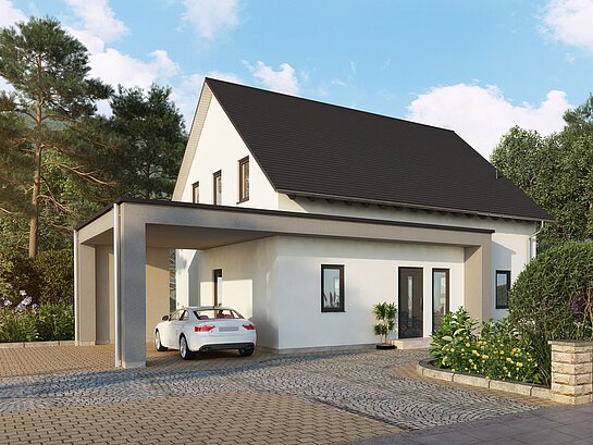 Aktionshaus Move 5 von allkauf. Vorderansicht bei Tag.