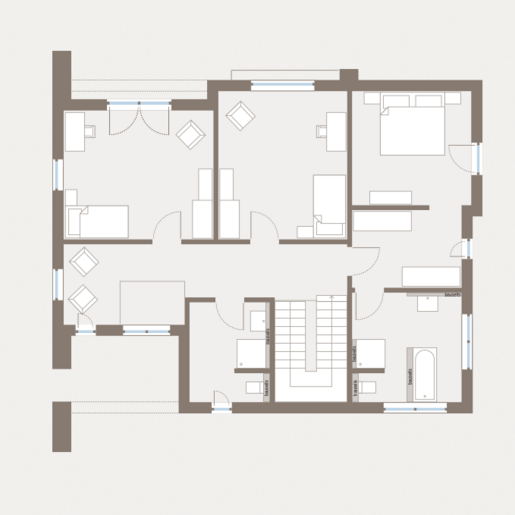 Grundriss Dachgeschoss Bauhaus Cult 4 von allkauf