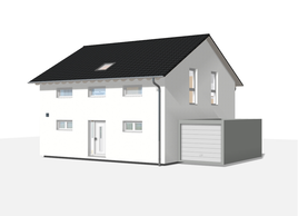 Bauteil kleine Fertiggarage von allkauf