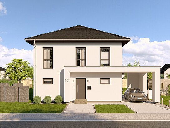 Aktionshaus Pure Home 4 von allkauf. Frontalansicht bei Tag