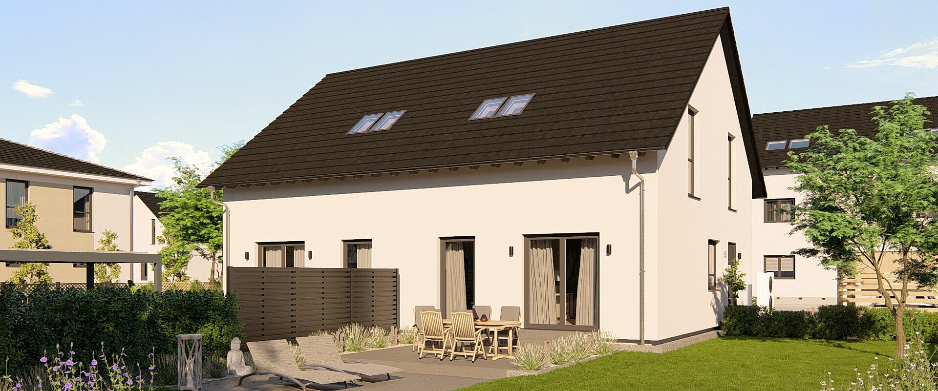Aktionshaus Pure Home 5 von allkauf. Rückansicht bei Tag
