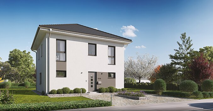 Aktionshaus Move 6 von allkauf. Vorderansicht bei Tag.