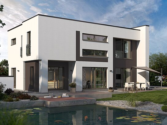 Bauhaus Cult 4 von allkauf, Ansicht Garten am Tag