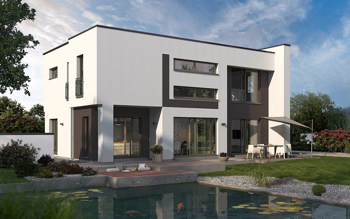 Bauhaus Cult 4 von allkauf, Ansicht Garten am Tag