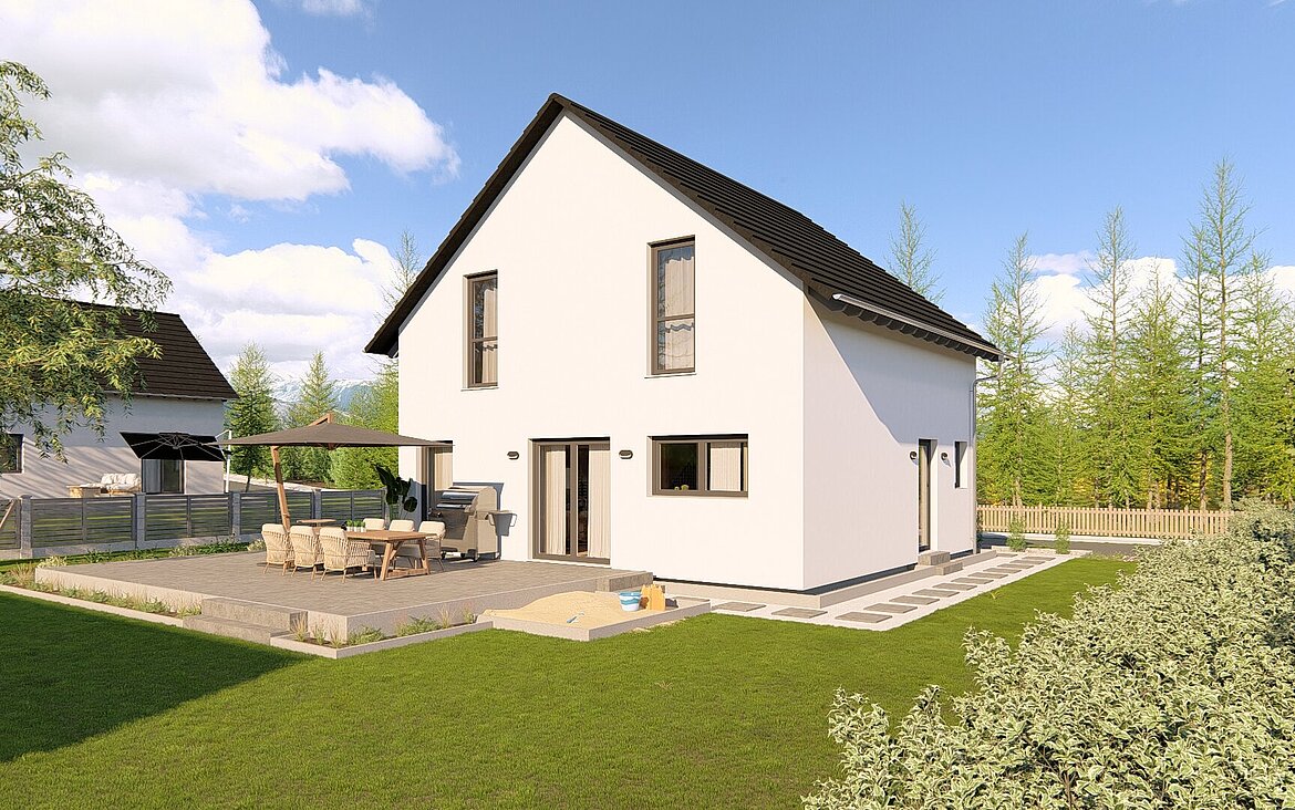 Aktionshaus Pure Home 1 von allkauf. Rückansicht bei Tag