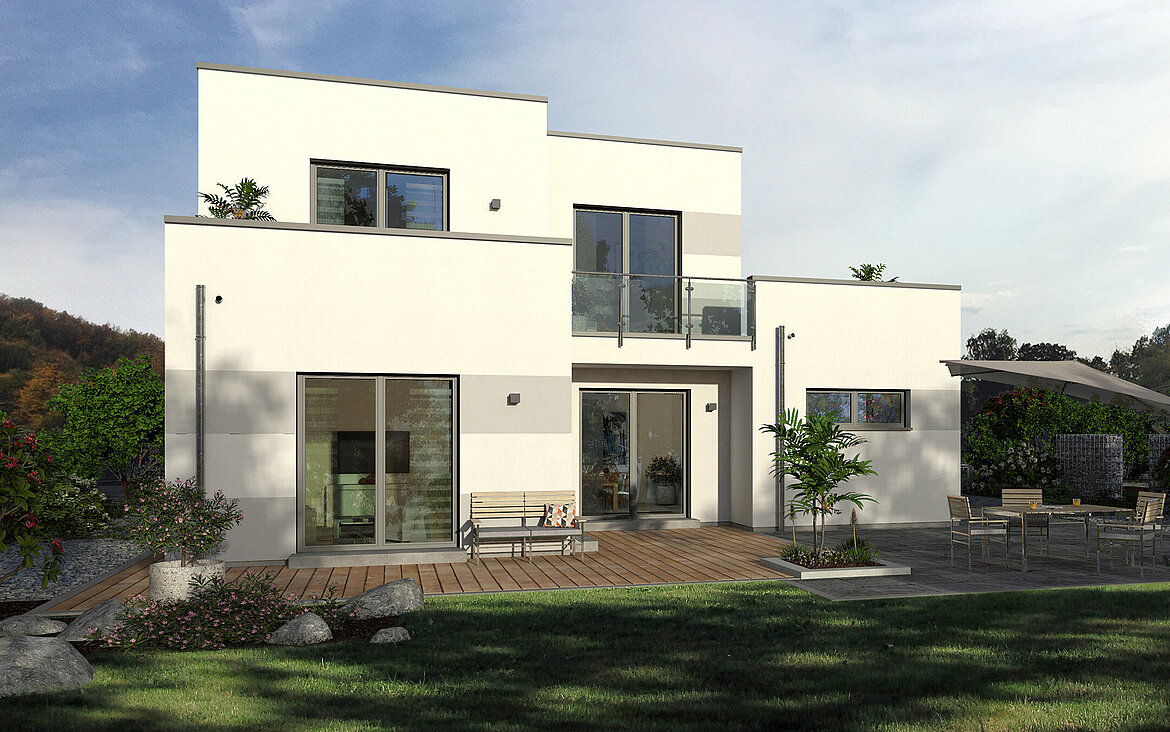 Bauhaus Cult 1 V4 von allkauf, Ansicht Garten am Tag