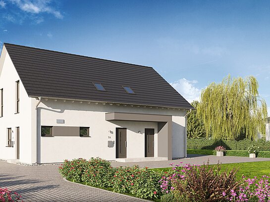 Aktionshaus Move 7 von allkauf. Vorderansicht bei Tag.