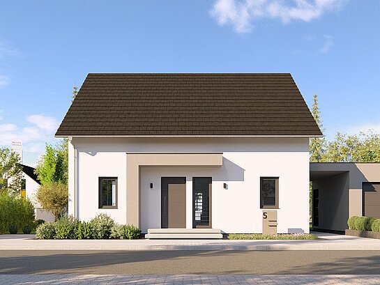 Aktionshaus Pure Home 3 von allkauf. Frontalansicht bei Tag