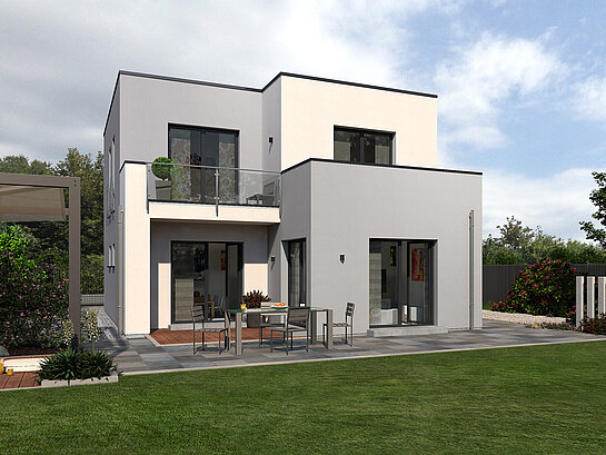 Bauhaus Cult 2 von allkauf, Ansicht Garten am Tag