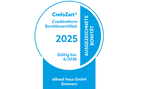 CrefoZert-Bonitätszertifikat für ausgezeichnete Bonität 2025