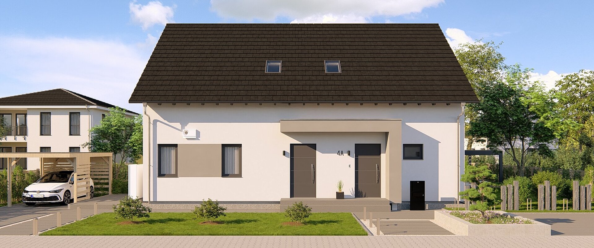 Aktionshaus Pure Home 5 von allkauf. Frontansicht bei Tag