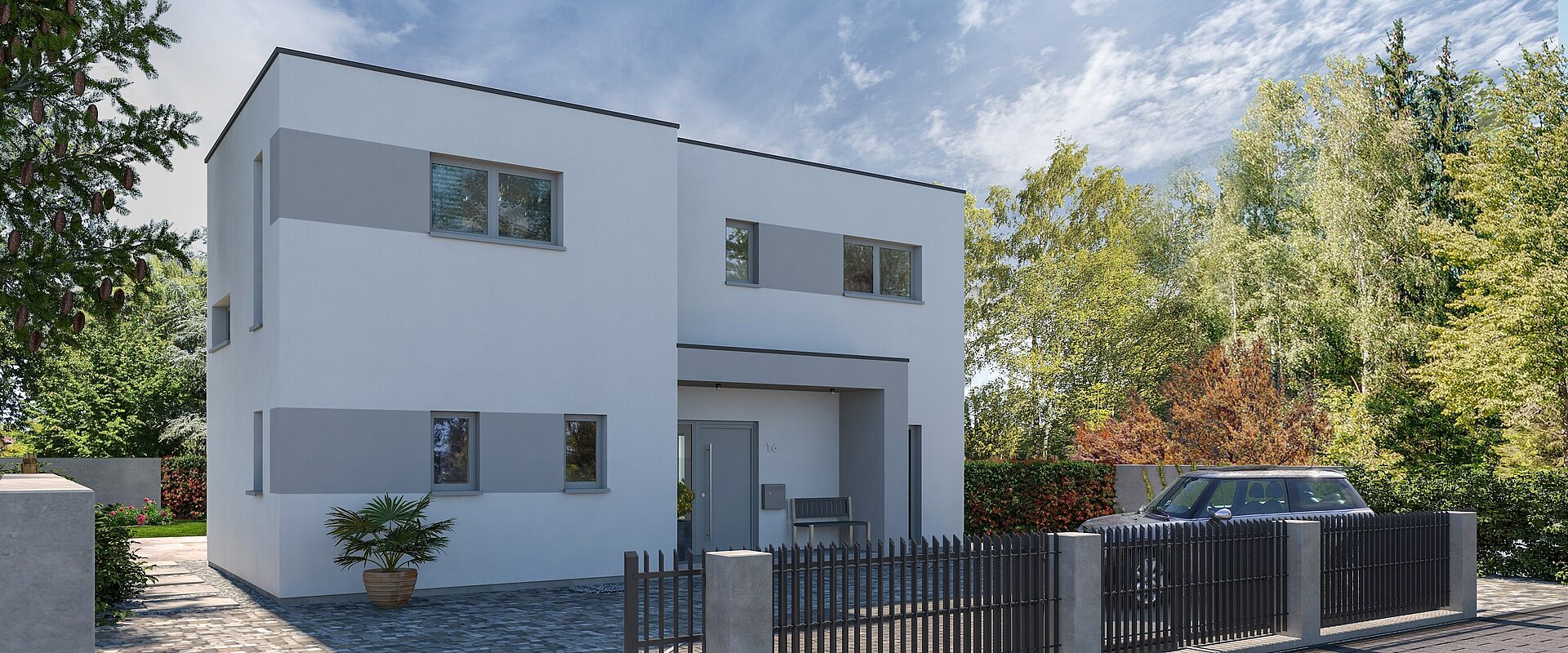 Bauhaus Cult 3 von allkauf, Vorderansicht am Tag