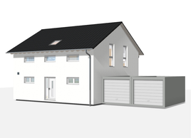 Bauteil Fertiggarage getrennt von allkauf
