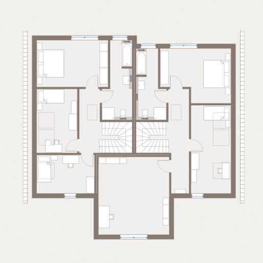 Grundriss Dachgeschoss Wohngemeinschaftshaus Connect 3 von allkauf