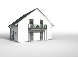 Bauteil Holzbalkon klein von allkauf