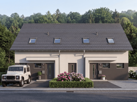 Mehrfamilienhaus Generation 7 von allkauf, Vorderansicht am Tag