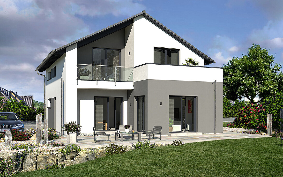 Bauhaus Cult 2 V2 von allkauf, Ansicht Garten am Tag