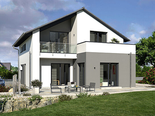 Bauhaus Cult 2 V2 von allkauf, Ansicht Garten am Tag