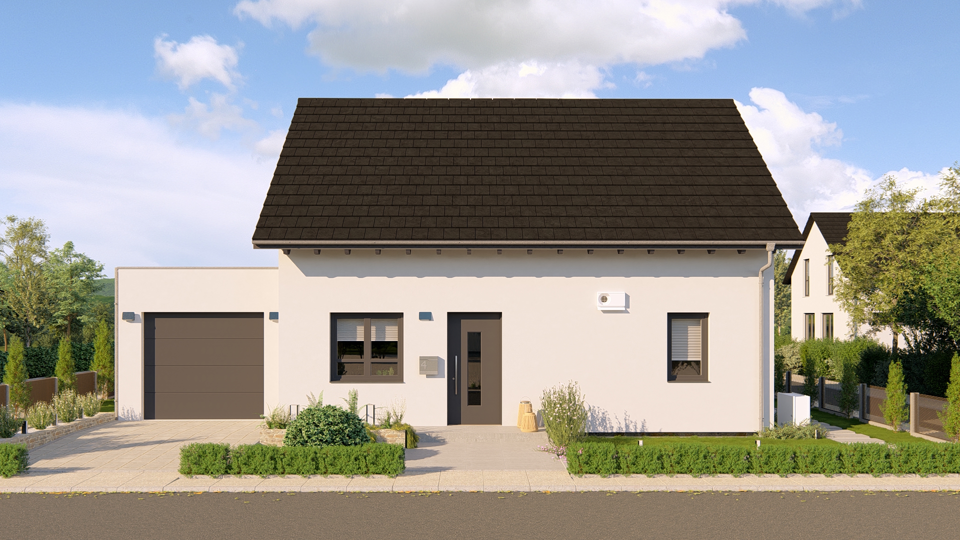 Aktionshaus Pure Home 6 von allkauf. Frontansicht bei Tag